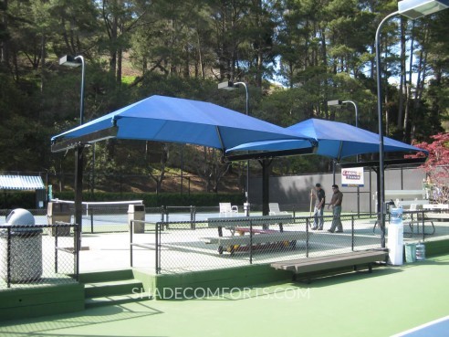 Tennis Court Bleacher Shade Canopy