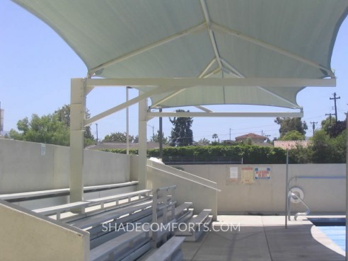 Pool Bleacher-Shade-Structure