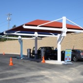 Custom Car Park Shade Structures & Canopies - Fabritecture