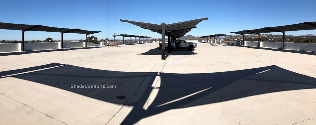 Custom Car Park Shade Structures & Canopies - Fabritecture