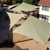 Escondido, CA contractor installs shade sails structure at San Diego County church