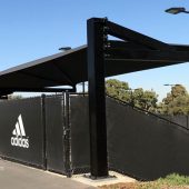 Fabric Shade Structures Stadium Bleachers