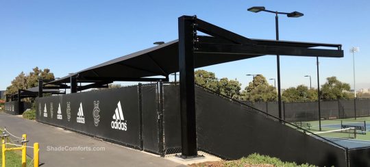 Fabric Shade Structures Stadium Bleachers