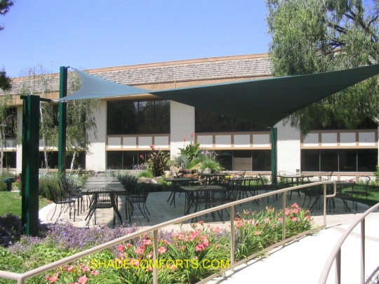 Norcal Courtyard Shade Sail Structure