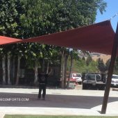 parabolic shade sails contractor san benito california