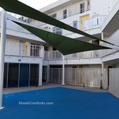 Shade Sails Rooftop Playground Los Angeles